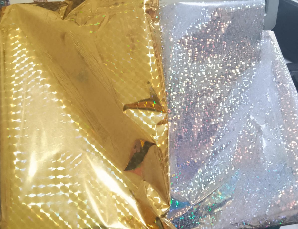 Papel lazer metalizado