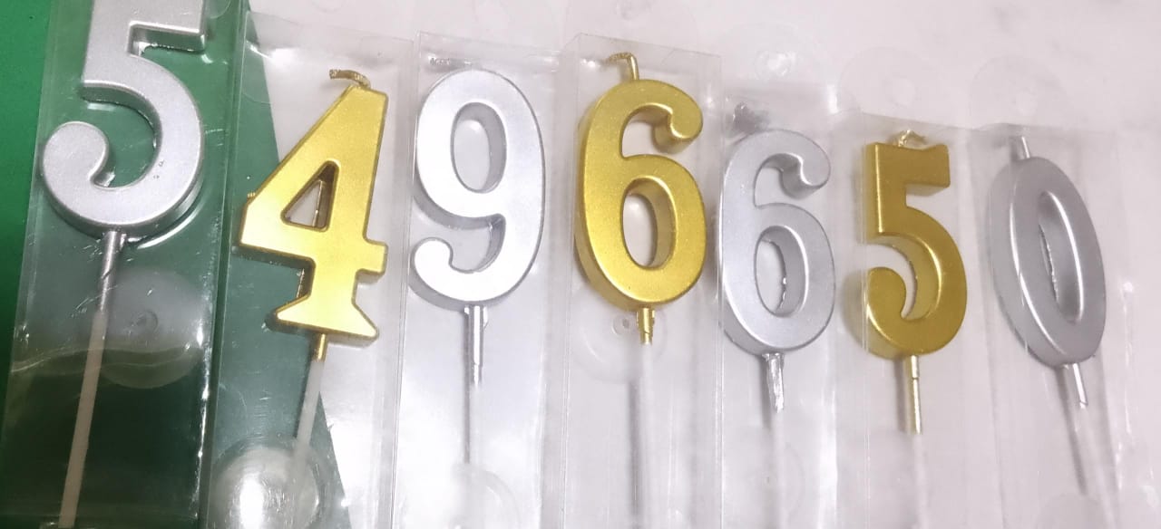 Velas Numeros